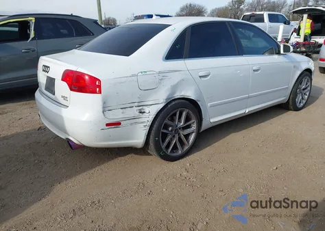 2008 Audi A4 2.0T/2.0T Special Edition from USA, damaged, VIN WAUDF78E08A033480